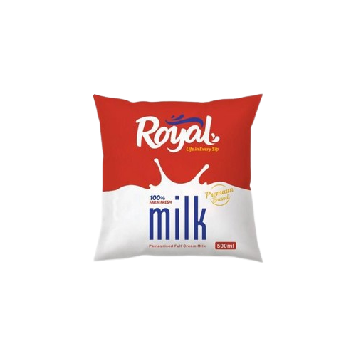 Pasteurized full cream milk produced by Royal Milk